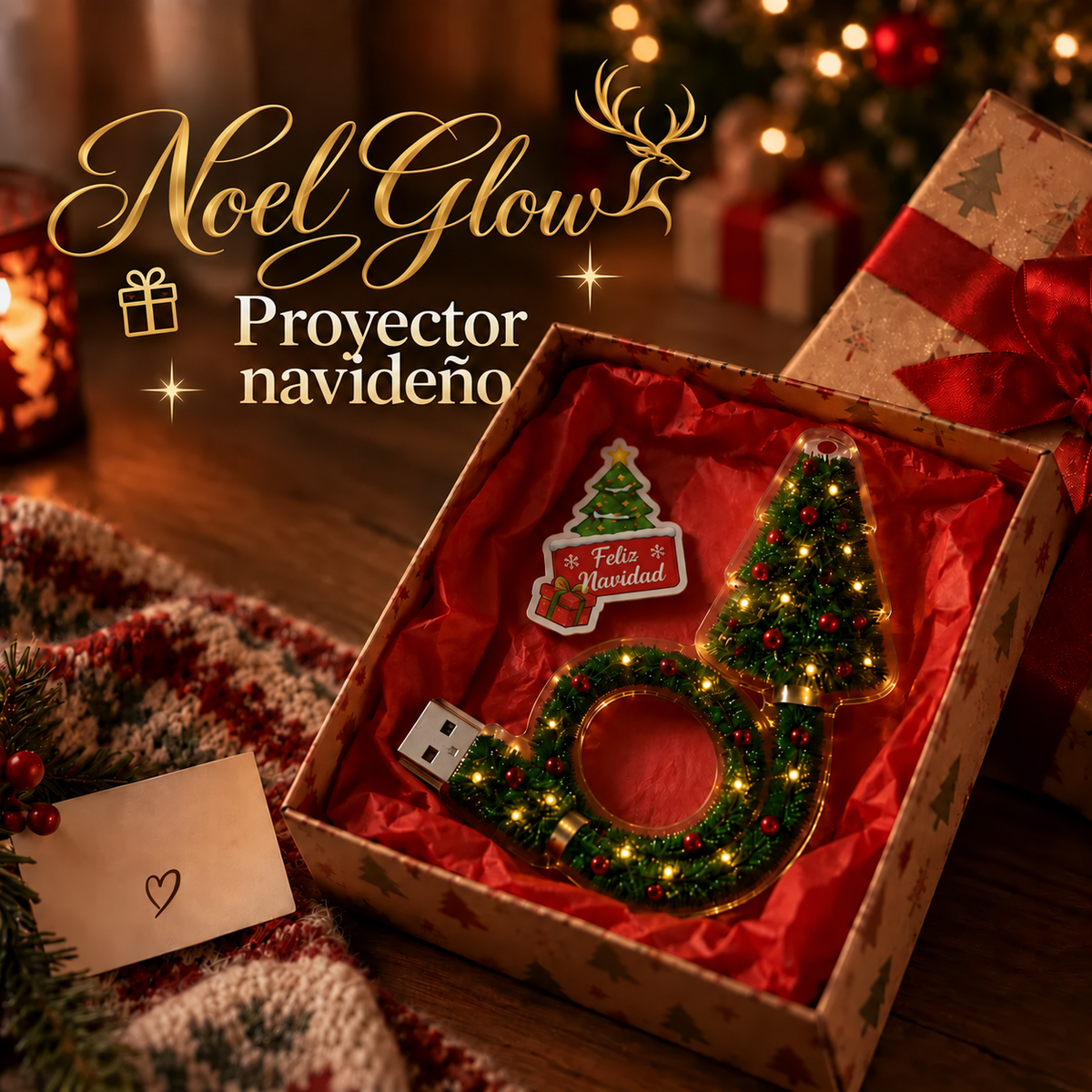 NoelGlow™ Proyector Navideño